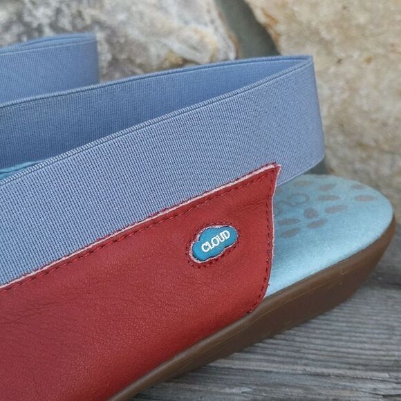 Cloud Footwear CALIBER Leather Sandal Slingback Size 8 - 8.5 Peep Toe co… - Picture 8 of 15